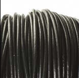 Zdjęcie - Rzemień naturalny lakierowany czarny 4mm
